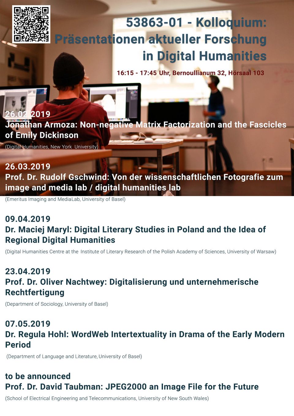 Flyer Digital Humanities